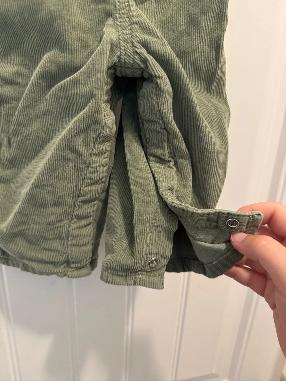 OshKosh B'gosh Olive Green Corduroy Overalls